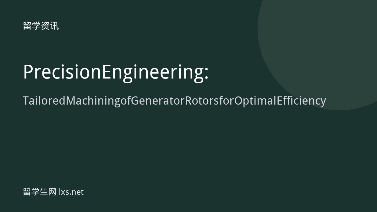 Precision Engineering: Tailored Machining of Generator Rotors for Optimal Efficiency