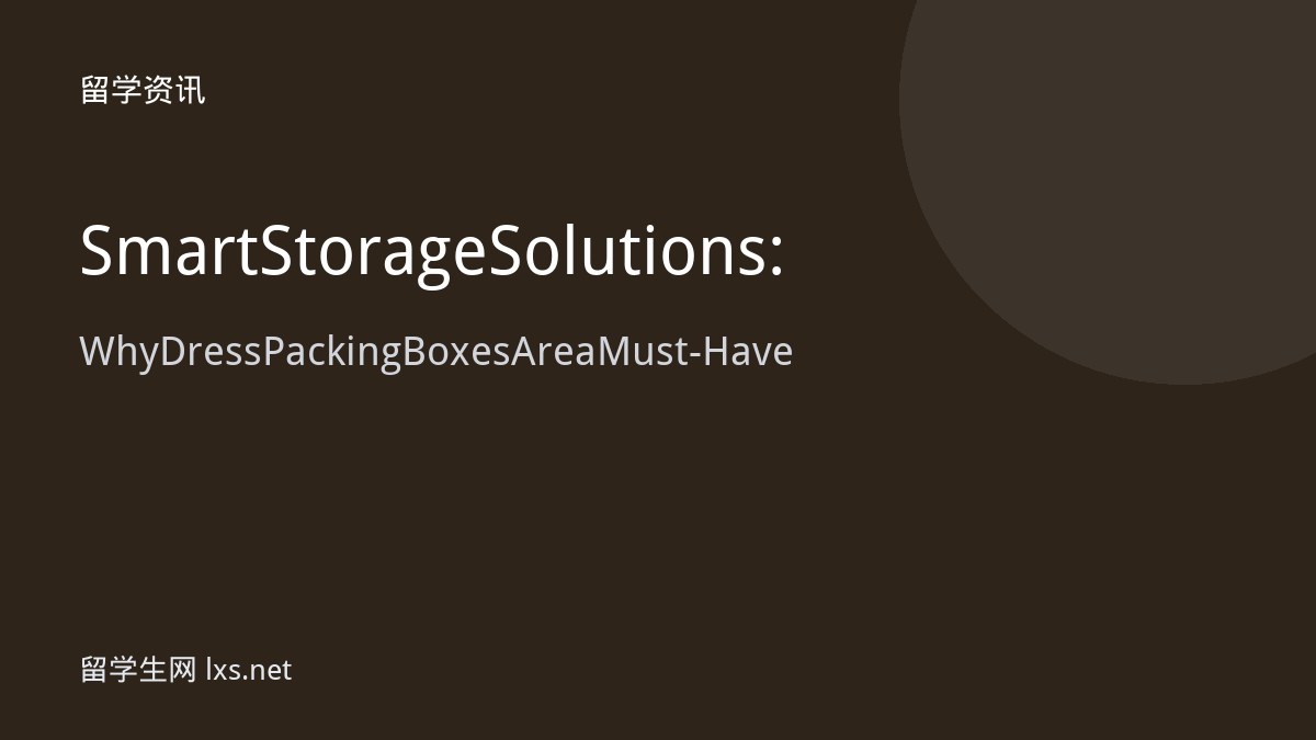 Smart Storage Solutions: Why Dress Packing Boxes Are a Must-Have
