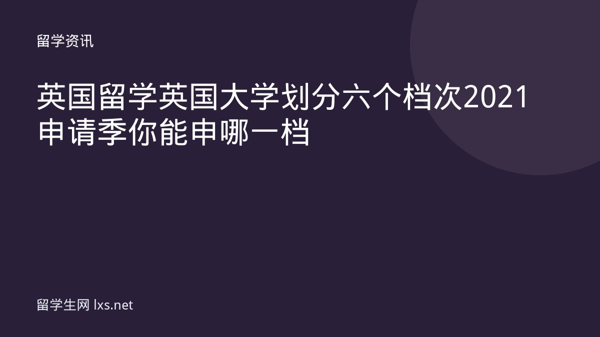 英国留学英国大学划分六个档次2021申请季你能申哪一档