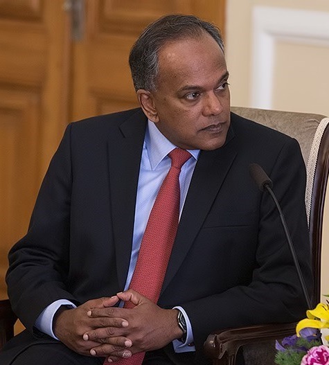 K. Shanmugam in meeting with Iranian Parliament chairman Ali Larijani