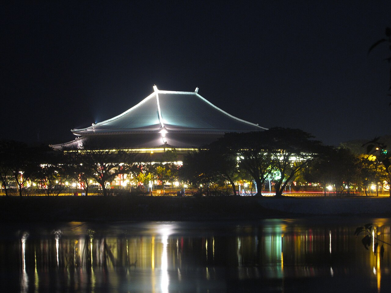UTAR's Grand Hall Lighted Up