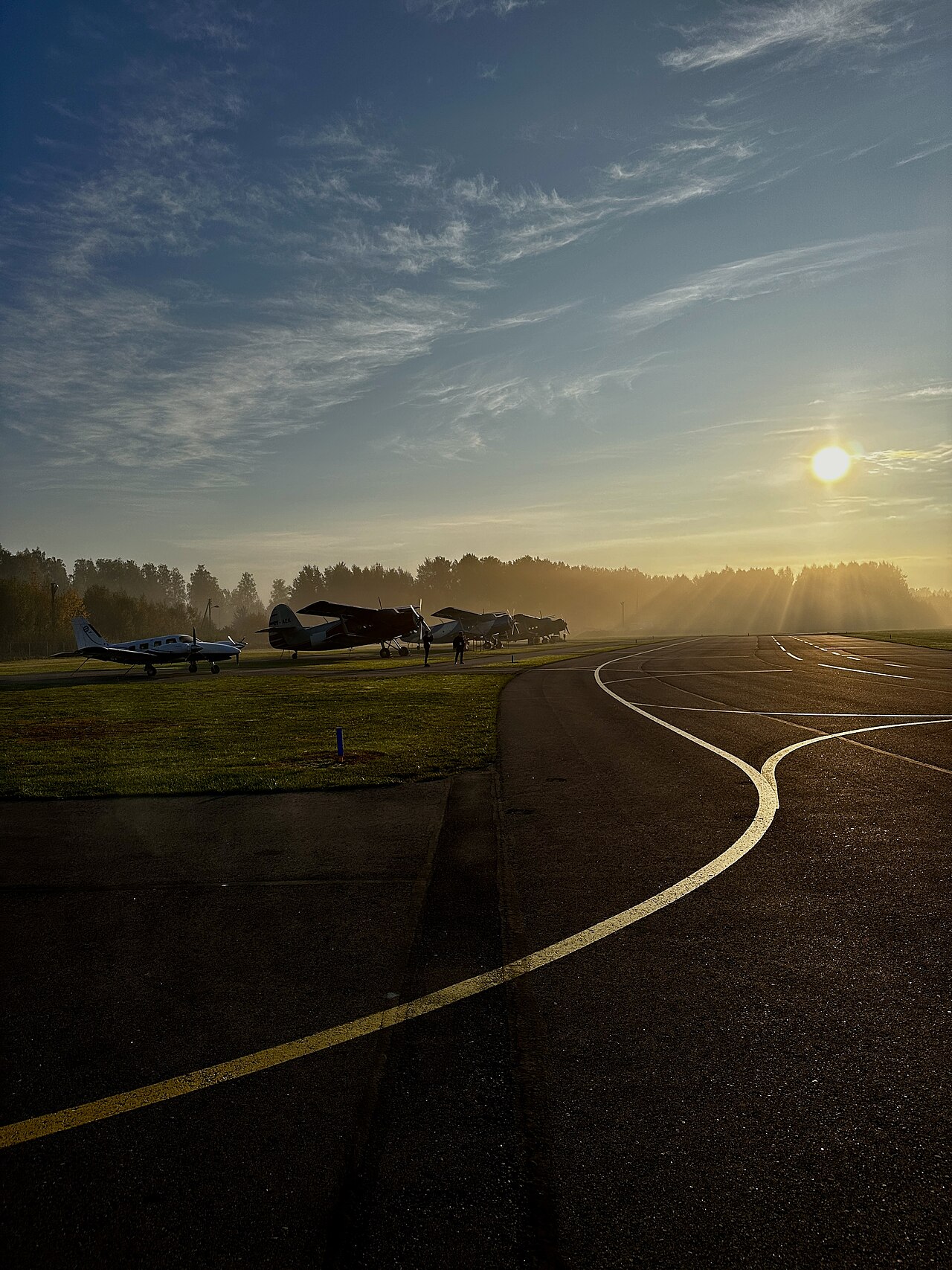 Kyviškes Airfield near Vilnius, Lithuania