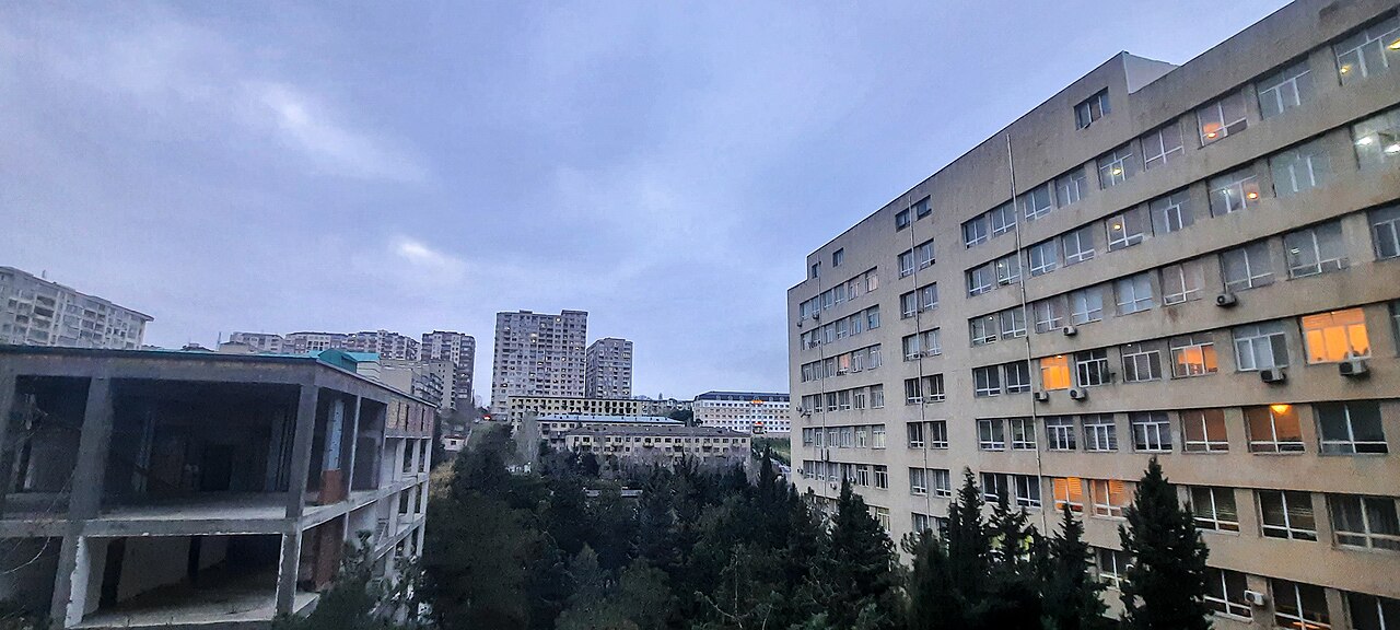 Backyard of Baku State University (2)