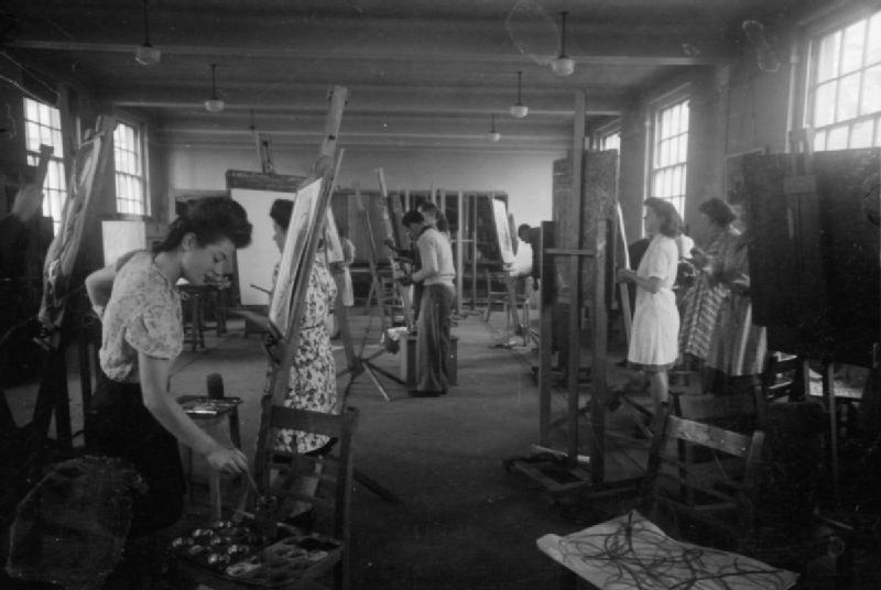 From the Services To Schoolmastering- Re-training at Goldsmith's College, London University, Nottingham, England, 1944 D22754