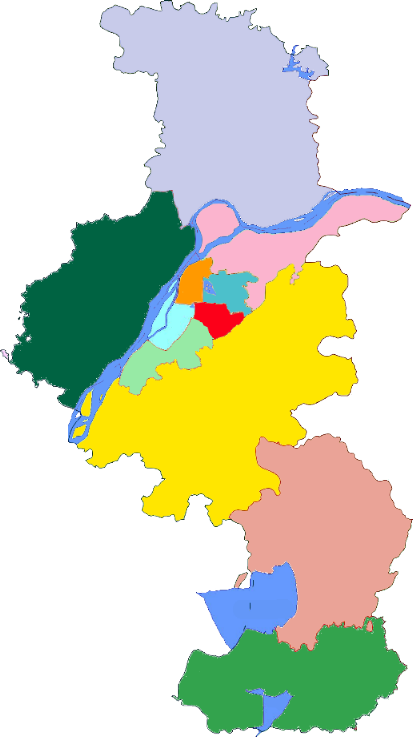 Subdivisions of Nanjing-China