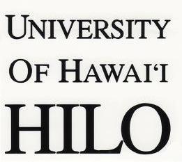 UH Hilo nameplate