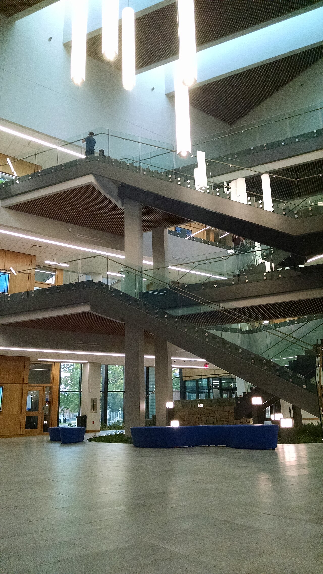 Atrium of Don and Cathy Jacobs Science Building